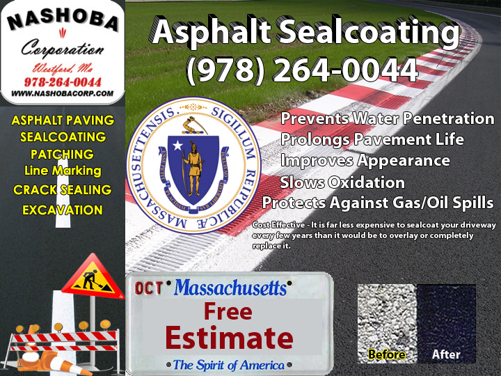 Massachusetts Asphalt Sealcoating Specialists Nashoba Corp