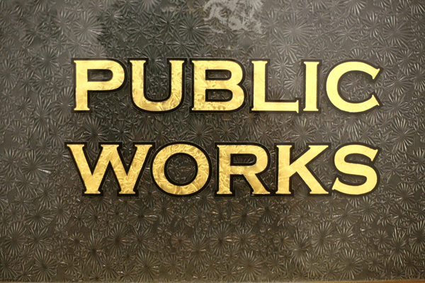 Public Works Sign